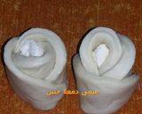 صورة لخطوة 8 من وصفة طريقة عمل الوردة بالجبنة النستو خطوة بخطو