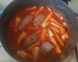 Foto del paso 4 de la receta: Pajaritos (rollos de carne con verduras)