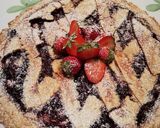 Foto del passaggio 4 della ricetta Crostata con crema di mascarpone, mirtilli e narmellata