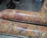 Foto del paso 2 de la receta: "Salchichas"🌭caseras🧄a mi manera🍗🥩🌭