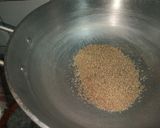 A picture of step 6 of Dodha Burfi with Daliya.