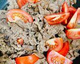 Hình bước làm 3 của món Thịt Bò Xào Khoai Tây Cà Chua