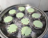 Foto langkah ke 7 dari resep Bolu Kukus Mekar Semangka.