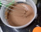 A picture of step 7 of Microwave eggless chocolate cake.