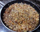 Foto del paso 3 de la receta Berenjenas rellenas de carne y verdura con bechamel gratinadas