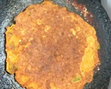 மீதமான சாம்பாரில் இருந்து மசாலா ரொட்டி(#leftover sambar) ரெசிபி ஸ்டேப் 7 புகைப்படம்