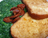 Foto del paso 3 de la receta: Espinacas a la crema con tostada francesa