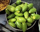 A picture of step 1 of Shahi Stuffed Pointed Gourd Sabji (Shahi Bharwa Parwal Sabji).