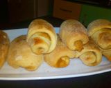 A picture of step 20 of Spanish filled bread.