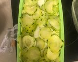 Une image de l'étape 3 de Terrine de saumon / courgette.
