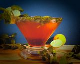 A picture of step 3 of BLUSHING BRIDE ~ STRAWBERRY MOJITO.