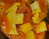 A picture of step 3 of Cheese paneer Indo - Italian food.