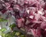 A picture of step 1 of Onion paratha.