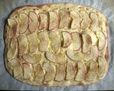 A picture of step 4 of Apple & Cinnamon Flammkuchen.