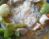 รูปขั้นตอนการทำที่ 5 ของ ราดหน้าหมูหมัก เส้นบุก คลีน