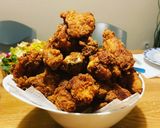 A picture of step 3 of Japanese-Style Fried Chicken Karaage.