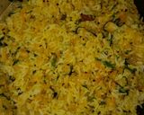 A picture of step 7 of Carrot rice.