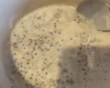 A picture of step 1 of Chia Seed Oat Porridge With Dates & Cardamom.