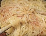 A picture of step 3 of Linguine con ragú di polpo e porcini.