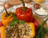 Nasi Bungkus Paprika ala Turki/Biber Dolmas/Stuffed Bell Pepper langkah memasak 8 foto