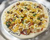 A picture of step 3 of 🍕🍕Chicken Tikka Pizza🍕🍕.