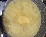 A picture of step 1 of Fried Polenta Hearts with Pioppini Mushroom Ragù.