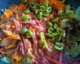 Foto del paso 8 de la receta: Quibbe al horno con relleno de lomo de cerdo y vegetales!