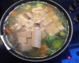 Une image de l'étape 10 de Soupe TONJIRU au Miso et Tofu.