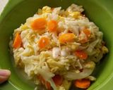 A picture of step 5 of Stir Fried Cabbage, Carrots and Eggs.