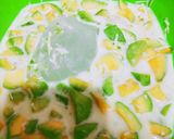Foto langkah ke 4 dari resep Sup Buah Alpukat Susu keju suegerr.