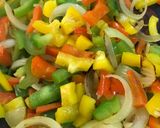A picture of step 1 of Easy chicken fajitas 🌮.