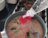 A picture of step 4 of Hot and Sour Soup.