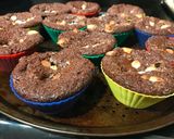 ब्रान चॉकलेट मफ़िन (Bron chocolate muffins recipe in Hindi) रेसिपी चरण 4 फोटो