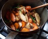 Marha java, vadasmártás, pirított zsemlegombóc recept fázis 3 fotója