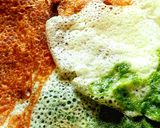 A picture of step 5 of Tiranga Neer Dosa (with natural colours).