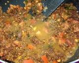 A picture of step 14 of Dhaba style Baingan Masala.