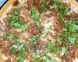 A picture of step 9 of Minty Dahi Baray.