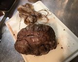 Une image de l'étape 17 de Rôti de cerf mariné, carottes jaunes et sauce brune.