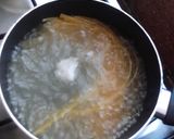 Foto del paso 1 de la receta: Fetuccini con Camarones (Lemon Garlic)