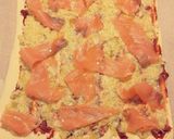 Une image de l'étape 6 de Pizza au saumon.