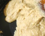 A picture of step 3 of Cashew kalakand.