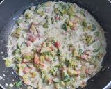 Foto del paso 3 de la receta: Repollos de Bruselas con panceta y crema