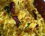 A picture of step 3 of Lemon Rice.