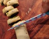 A picture of step 6 of Methi Chakri.