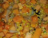 Foto del paso 2 de la receta: Tarta de calabaza y choclos con pollo