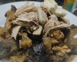 Foto del paso 3 de la receta: Berenjenas con pollo bbq🍗🍯🍆