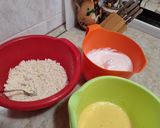 Ricottás-grízes süti gyümölccsel recept fázis 2 fotója