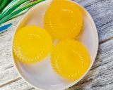 Foto langkah ke 5 dari resep Orange Lychee Silky Pudding.