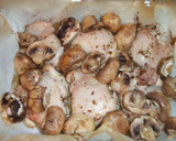 Foto del paso 6 de la receta: Pollo de granja macerado con mostaza, horneado