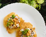 A picture of step 3 of Papri Chaat.
